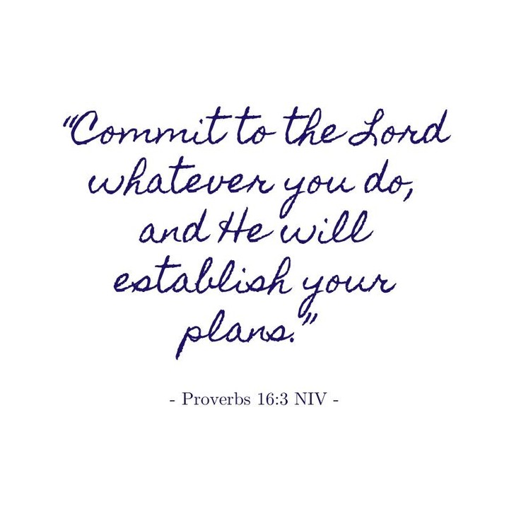 Commit to the Lord whatever you do, and He will establish your plans. - Proverbs 16:3

#positiveliferadio