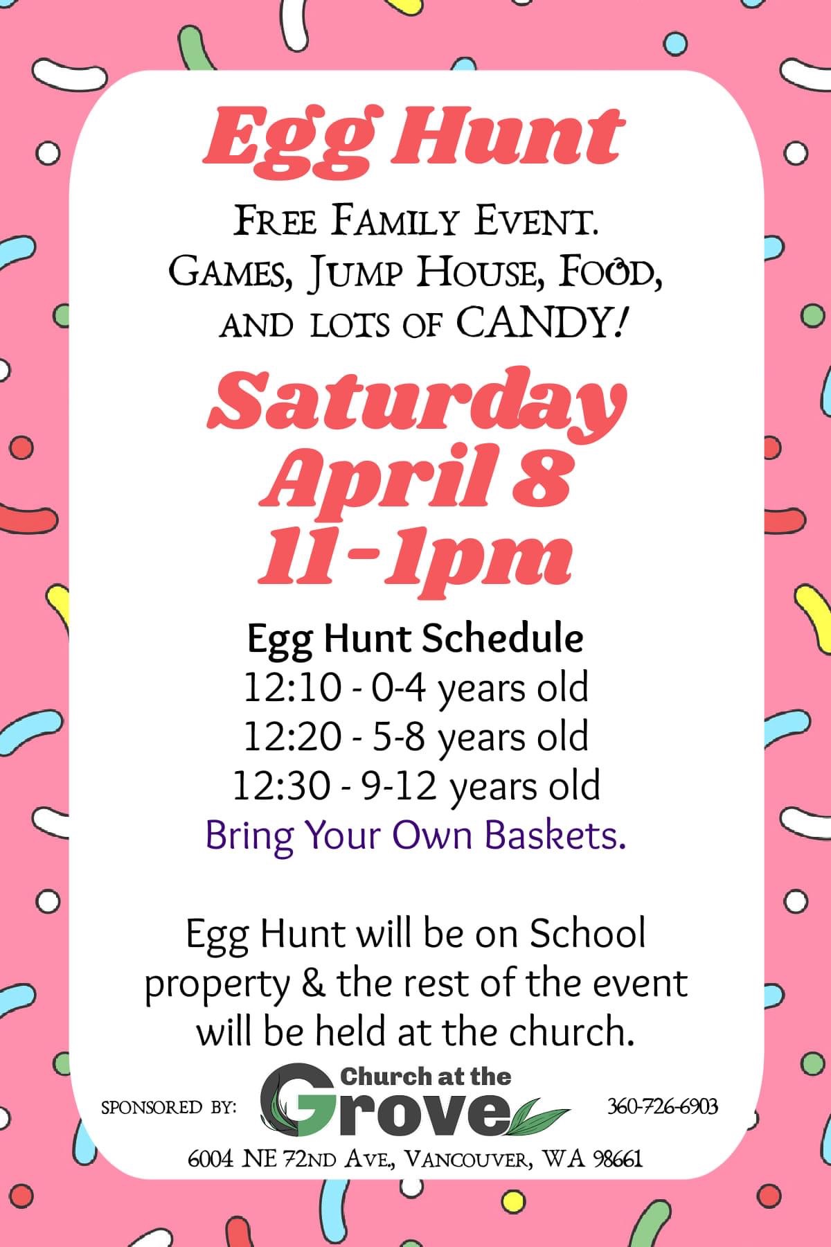 Church at the Grove Easter Egg Hunt Positive Life Radio